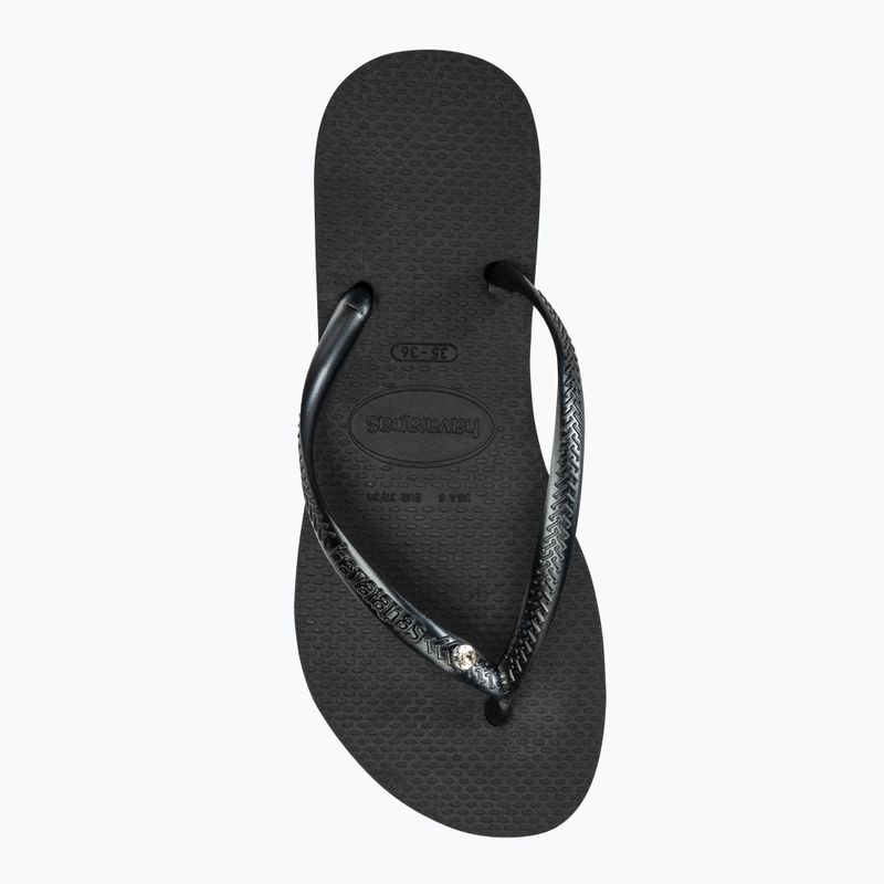 Дамски джапанки Havaianas Slim Crystal Sw II black 5