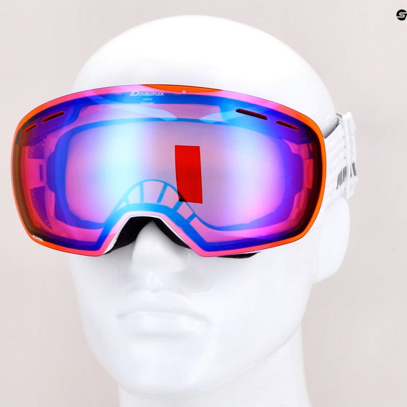 Очила за ски Alpina Granby Q-Lite white gloss/blue sph 10