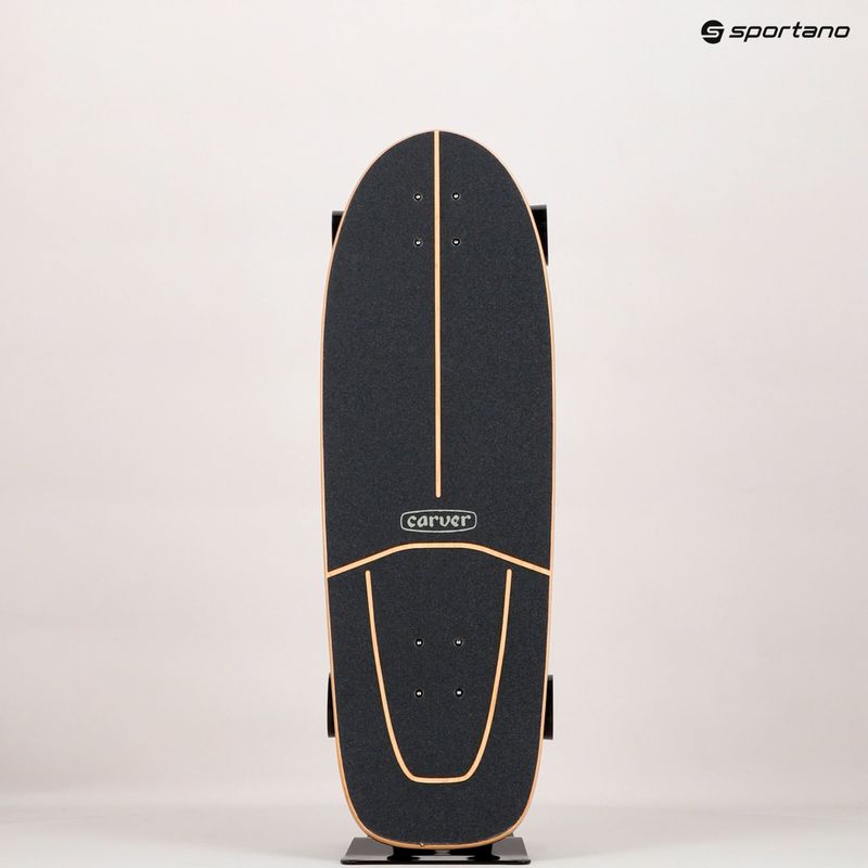 Surfskate скейтборд Carver C7 Raw 31.25" Knox Phoenix 2022 Цялостно черно и червено C1013011133 11