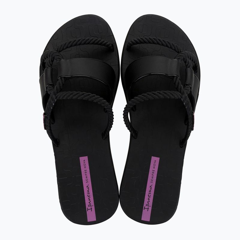 Ipanema Diversa Slide black/lilac дамски джапанки 2