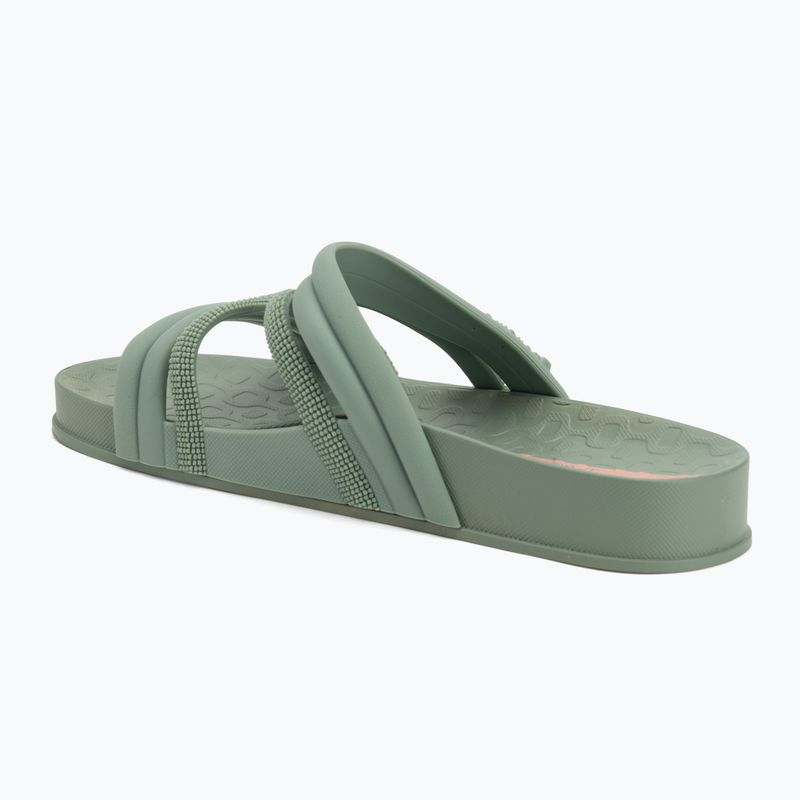 Дамски джапанки Ipanema Walk Slide green/green/pink 3