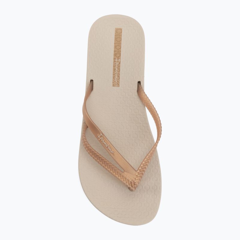 Дамски джапанки Ipanema Bossa Soft V beige/gold 5