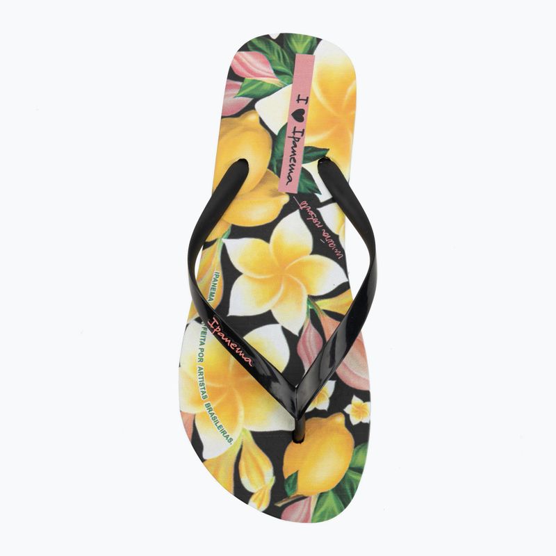 Дамски джапанки Ipanema Arte black/yellow/pink 5