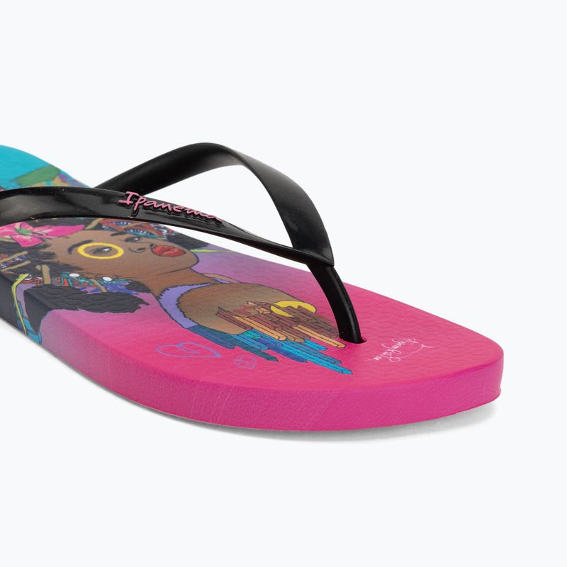 Дамски джапанки Ipanema Graffiti V pink/black/blue 7