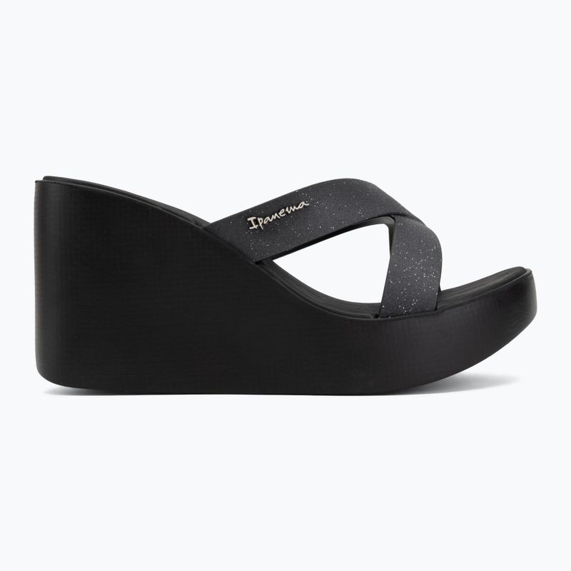Дамски чехли Ipanema High Fashion II Slide black/glitter/beige 2