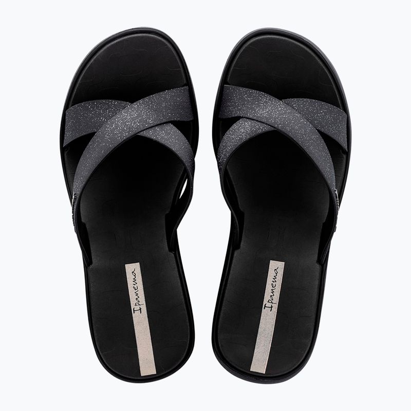 Дамски чехли Ipanema High Fashion II Slide black/glitter/beige 2
