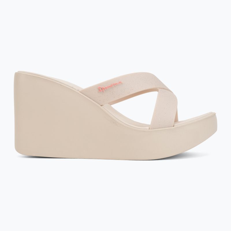 Дамски чехли Ipanema High Fashion II Slide beige/glitter/pink 2