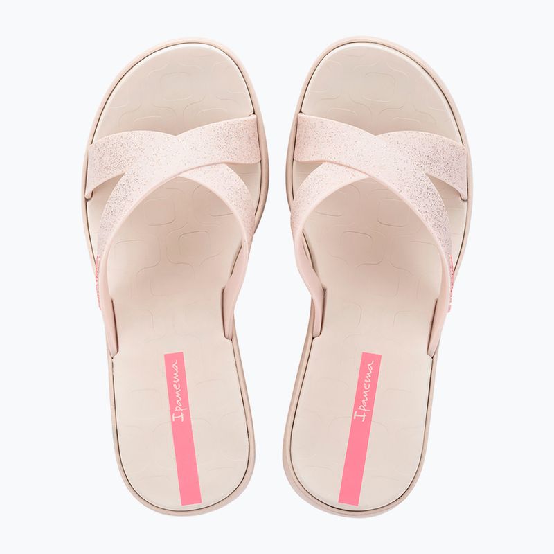 Дамски чехли Ipanema High Fashion II Slide beige/glitter/pink 2