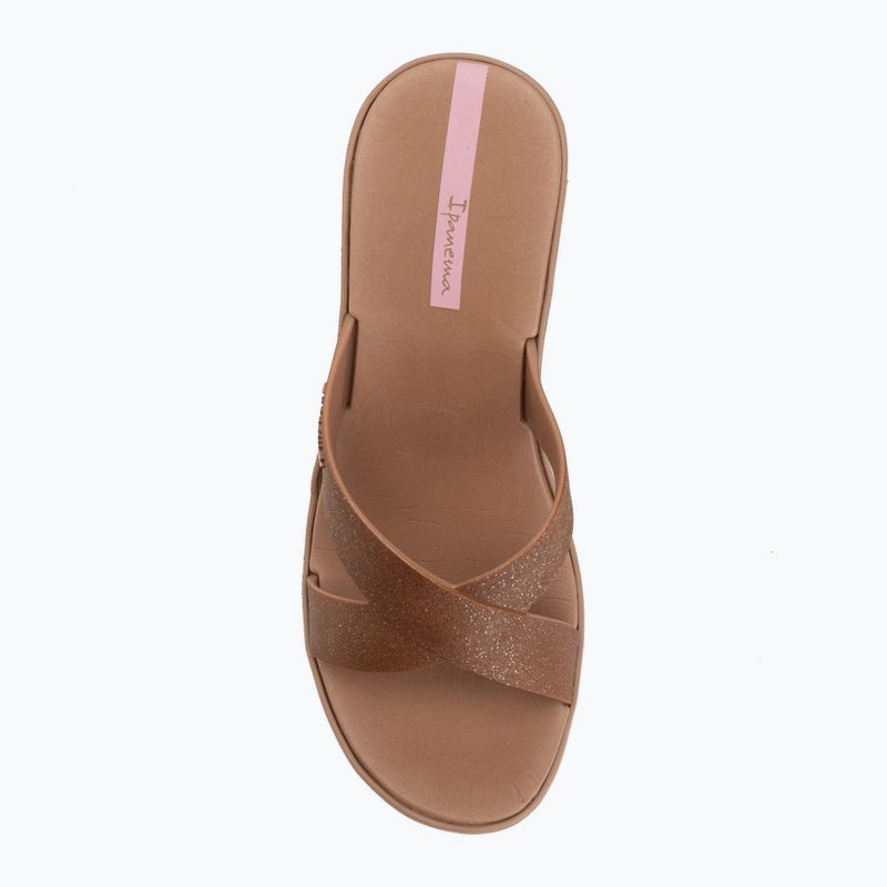 Дамски чехли Ipanema High Fashion II Slide brown/glitter/pink 5