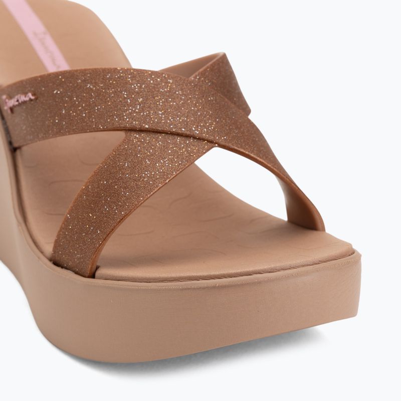 Дамски чехли Ipanema High Fashion II Slide brown/glitter/pink 7