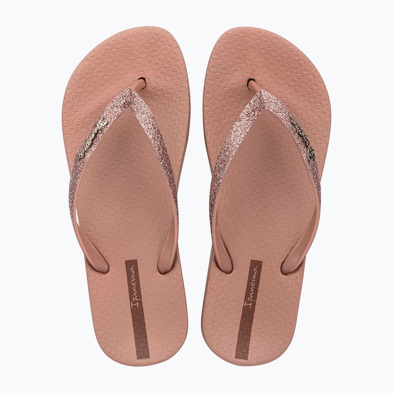 Дамски джапанки Ipanema Anatomica Lolita brown/glitter brown 2