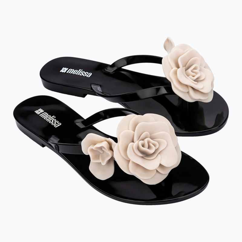 Дамски джапанки Melissa Harmonic Petals Ad black/beige 3