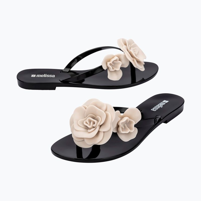 Дамски джапанки Melissa Harmonic Petals Ad black/beige 4