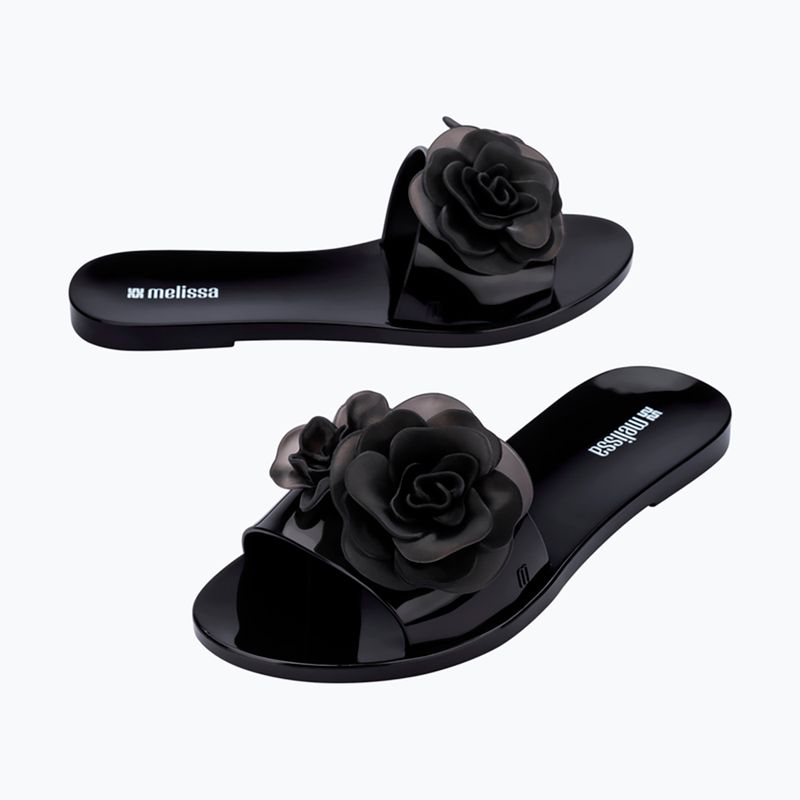 Дамски чехли Melissa Babe Petals Ad black 4