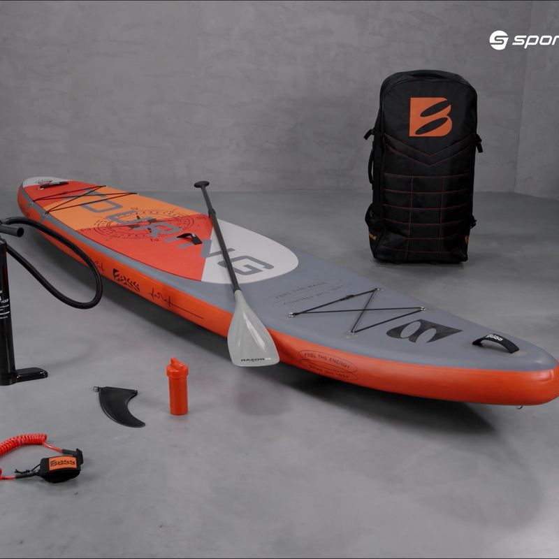 SUP Bass Touring Pro 12'0" борд сив 10