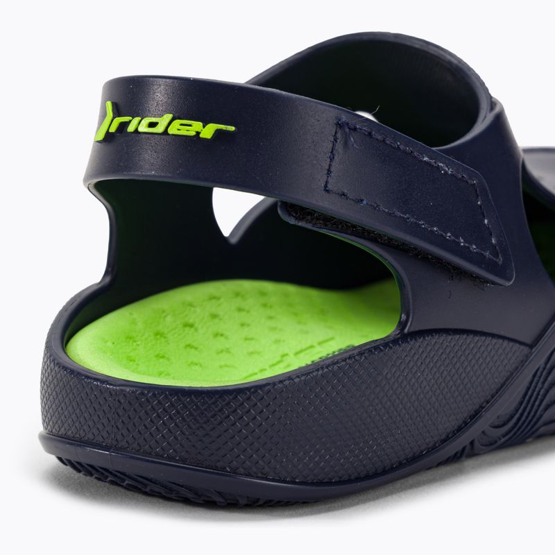 RIDER Comfy Baby сини/зелени сандали 8