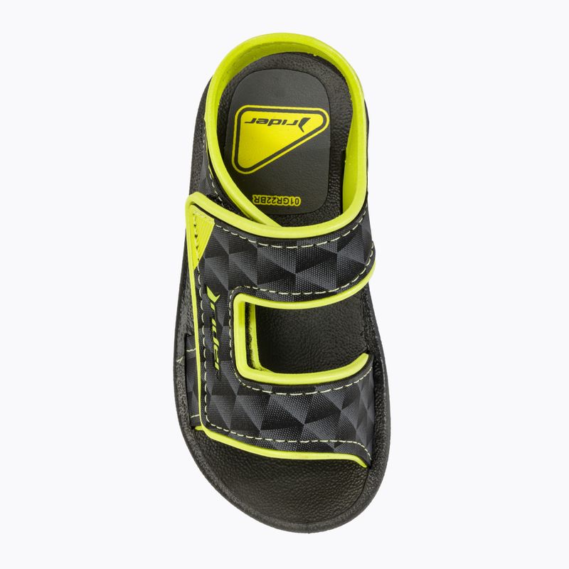 Детски сандали RIDER Basic Sandal V Baby black/neon yellow 5