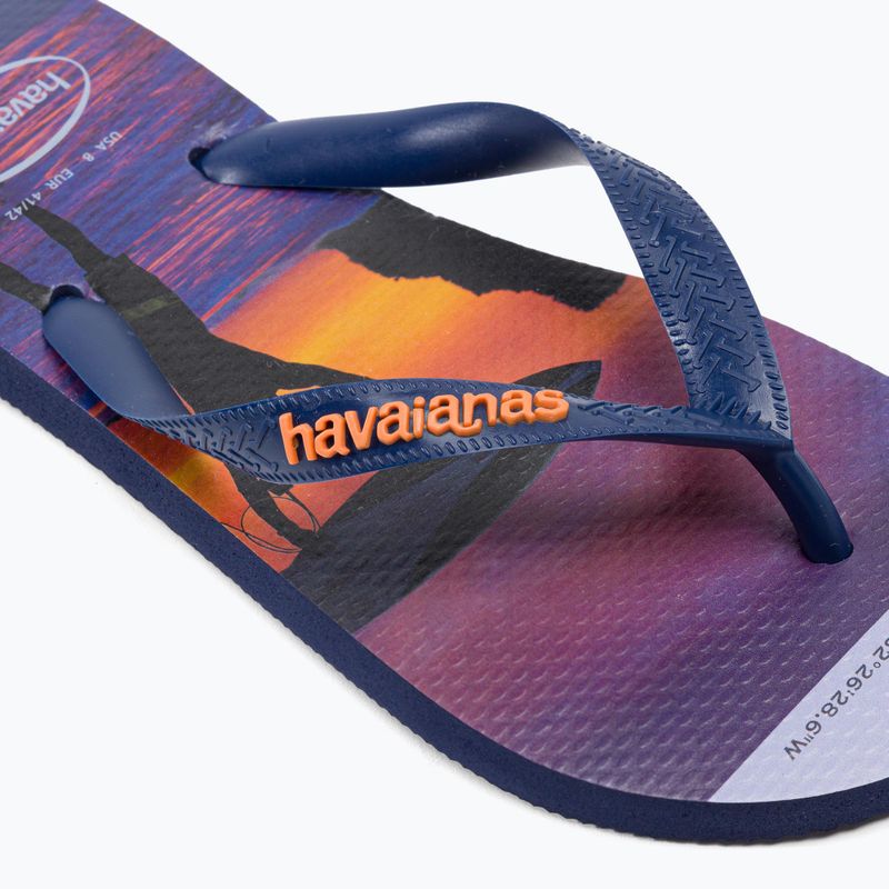 Мъжки джапанки Havaianas Hype Морско синьо H4127920 7
