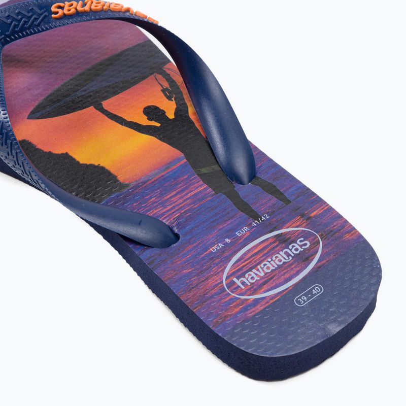 Мъжки джапанки Havaianas Hype Морско синьо H4127920 8