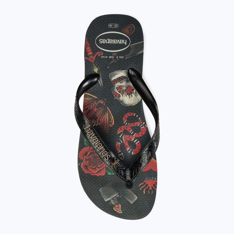 Мъжки джапанки Havaianas Top Tribo black/ black 5