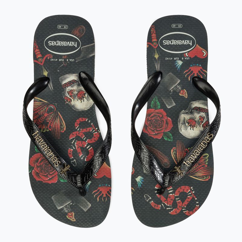 Мъжки джапанки Havaianas Top Tribo black/ black 9