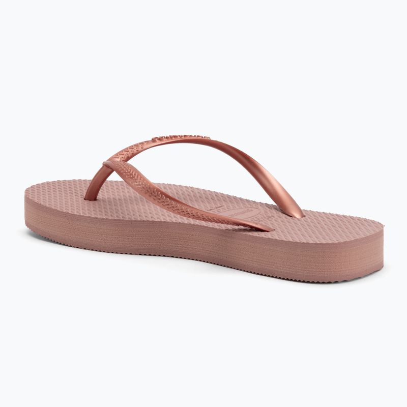 Джапанки Havaianas Slim Platform crocus rose за жени 3