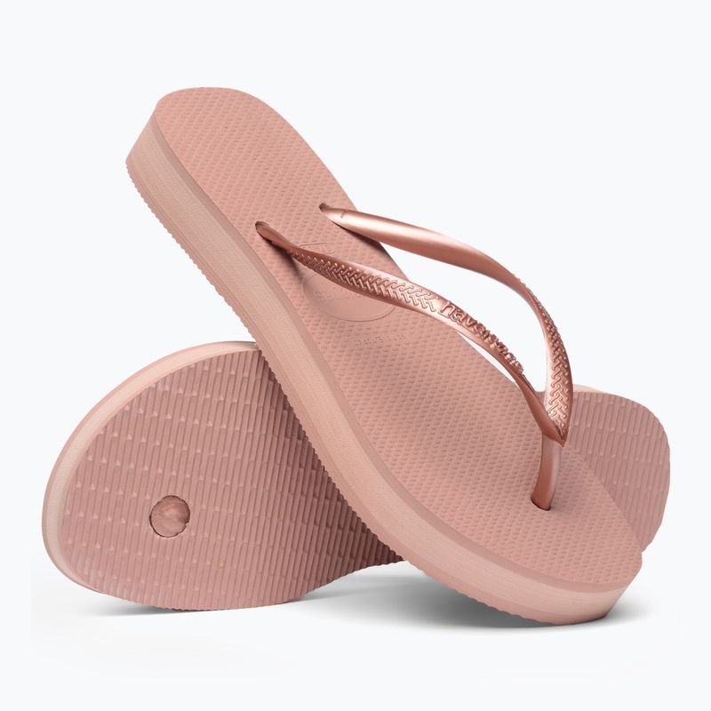 Джапанки Havaianas Slim Platform crocus rose за жени 5