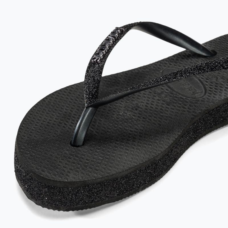 Дамски джапанки Havaianas Slim Flatform Sparkle black 7