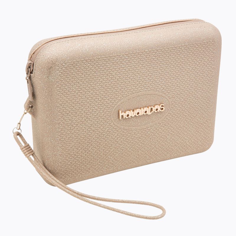 Козметична чанта Havaianas Beach Necessaire Glitter golden