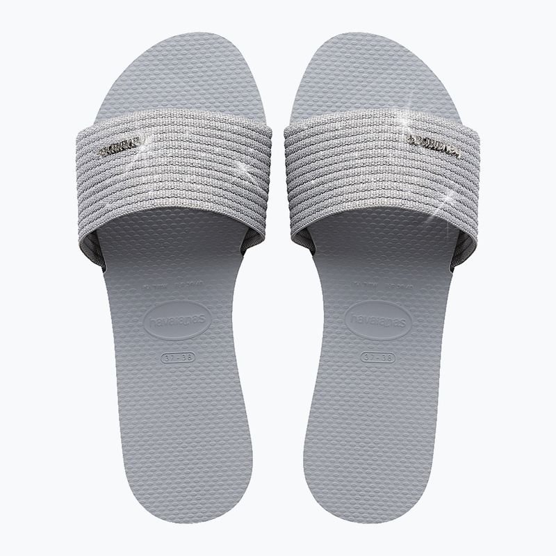 Дамски чехли Havaianas You Malta Metallic ice grey 11