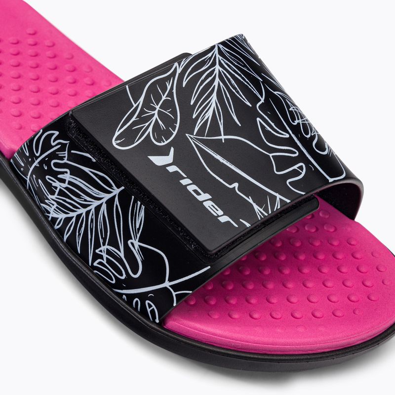 RIDER Pool IV Fem дамски джапанки black-pink 83331-AD447 7