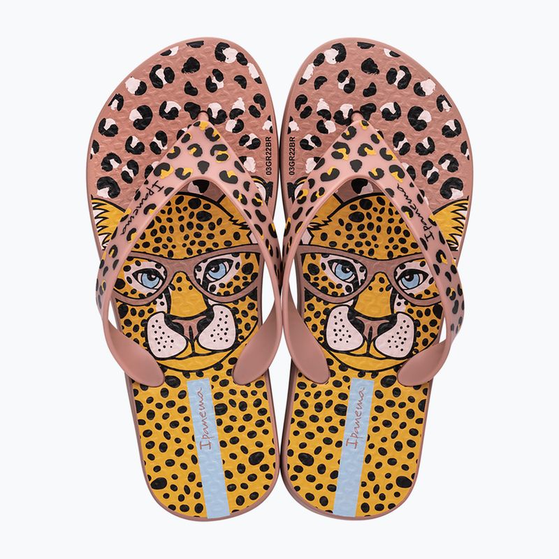 Ipanema Safari Fun Детски джапанки розово и жълто 26851-AF801 10
