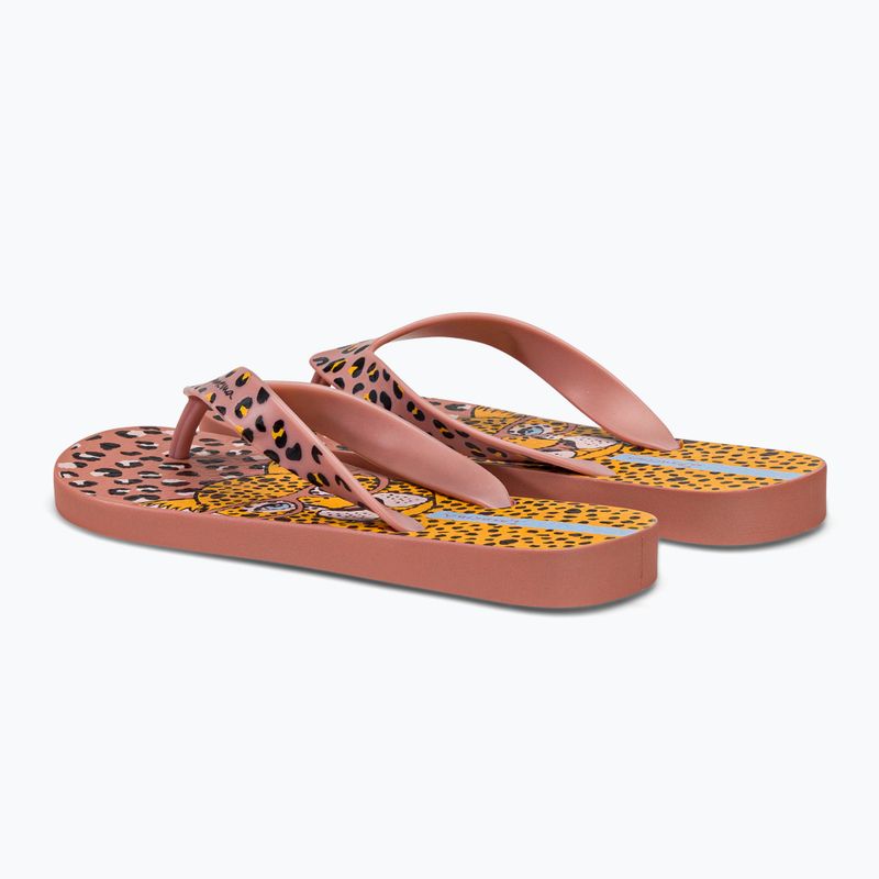 Ipanema Safari Fun Детски джапанки розово и жълто 26851-AF801 3