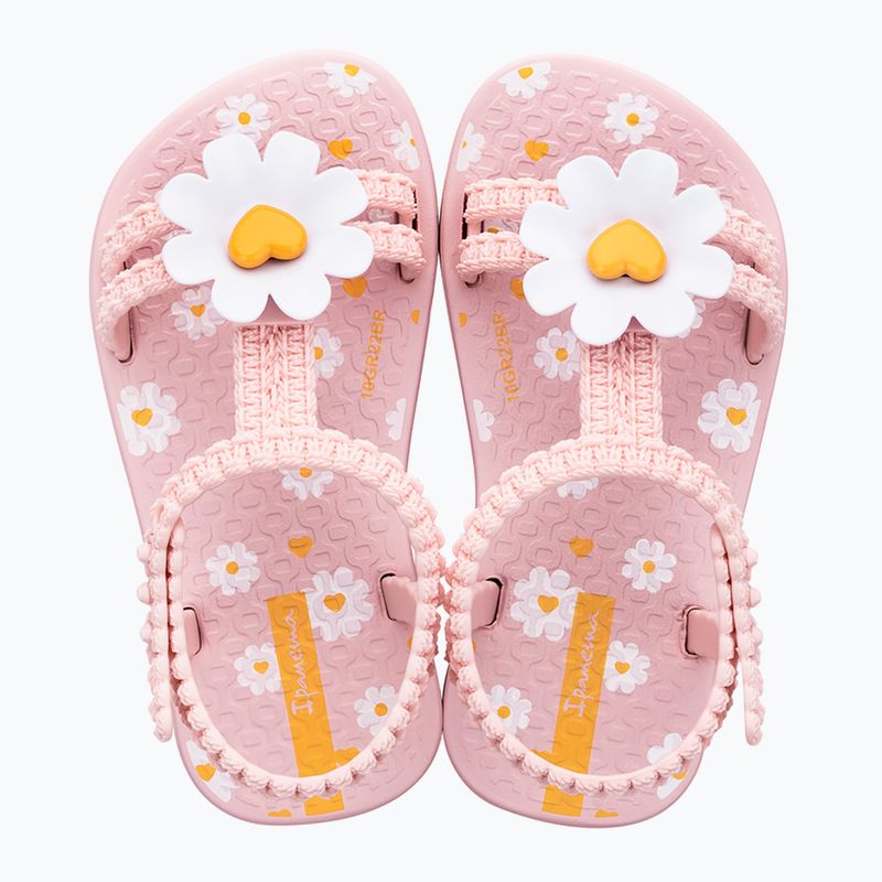Сандали Ipanema Daisy Baby в розово/жълто 2