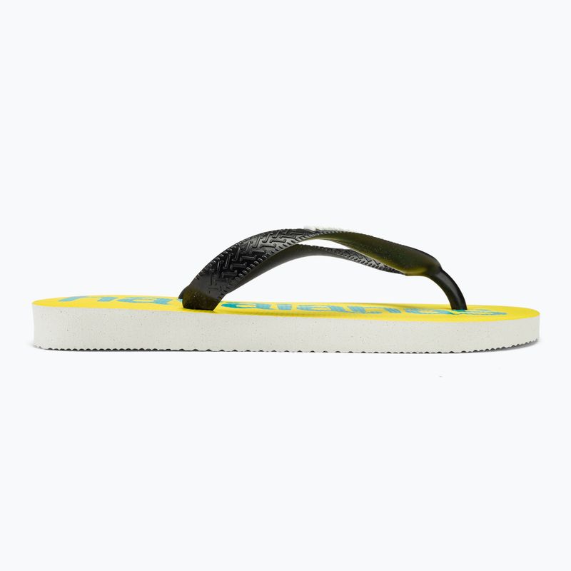 Havaianas Top Logomania 2 джапанки бяло / черно 2