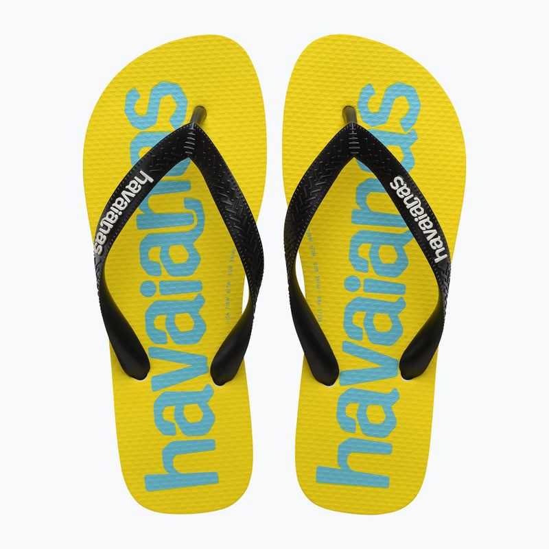 Havaianas Top Logomania 2 джапанки бяло / черно 10