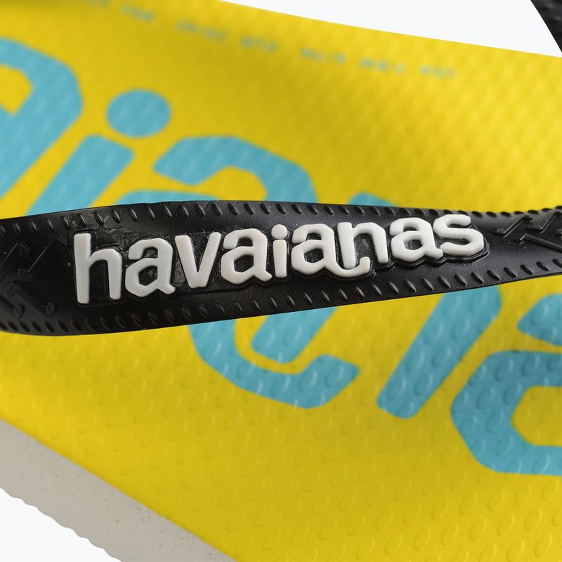 Джапанки Havaianas Top Logomania 2 white / black 12