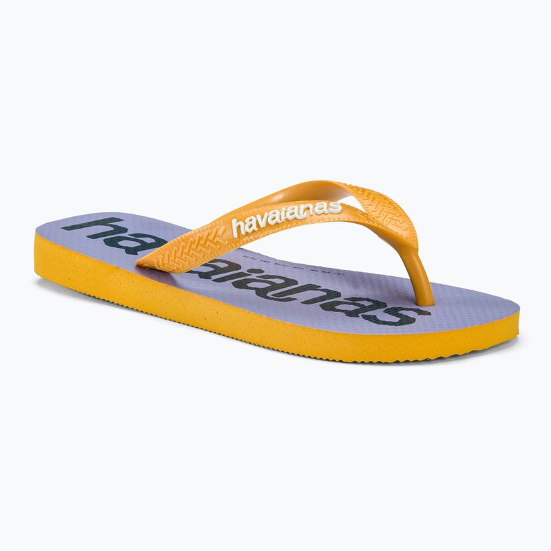 Джапанки Havaianas Top Logomania 2 pop yellow