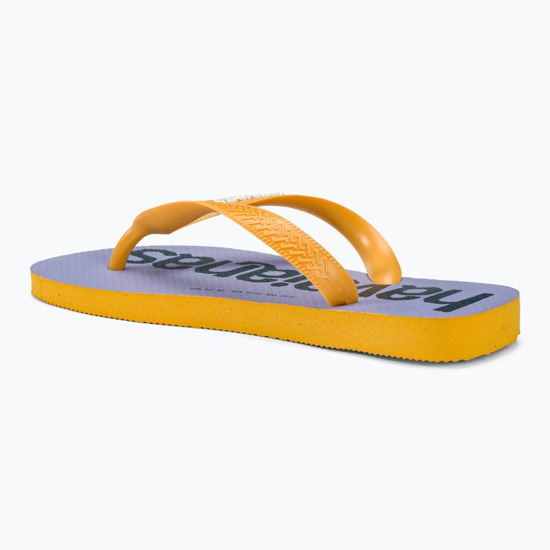 Джапанки Havaianas Top Logomania 2 pop yellow 3