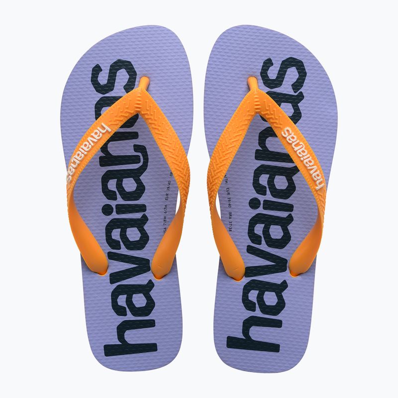 Havaianas Top Logomania 2 джапанки поп жълто 10