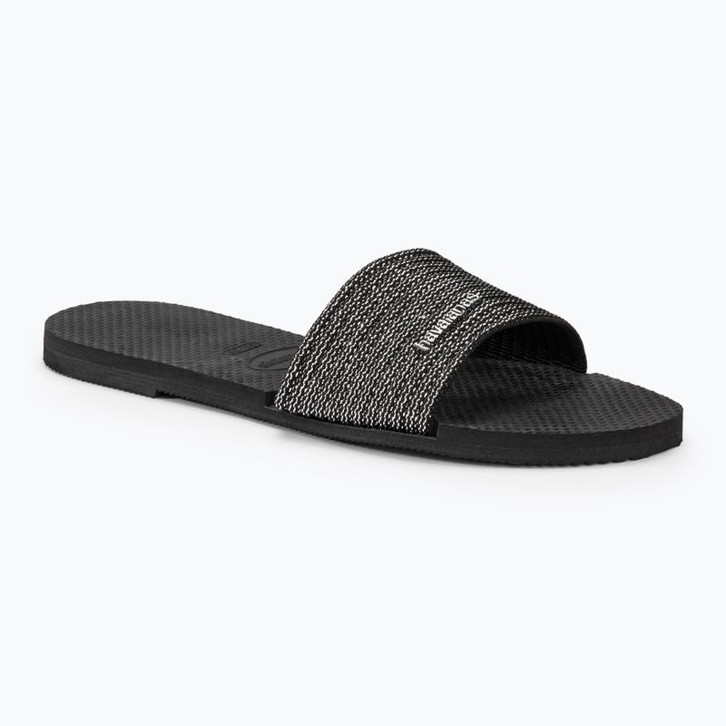 Дамски чехли Havaianas You Malta Metallic black