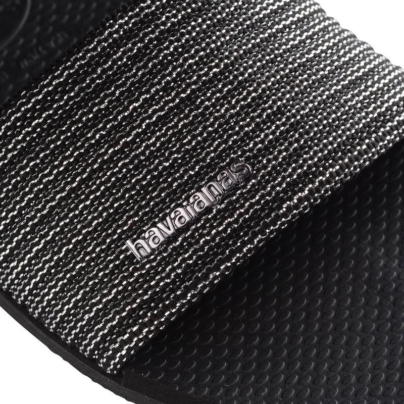 Дамски чехли Havaianas You Malta Metallic black 12