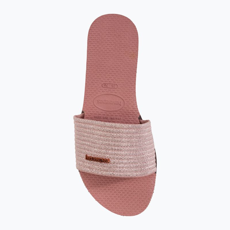 Дамски чехли Havaianas You Malta Metallic crocus rose 5