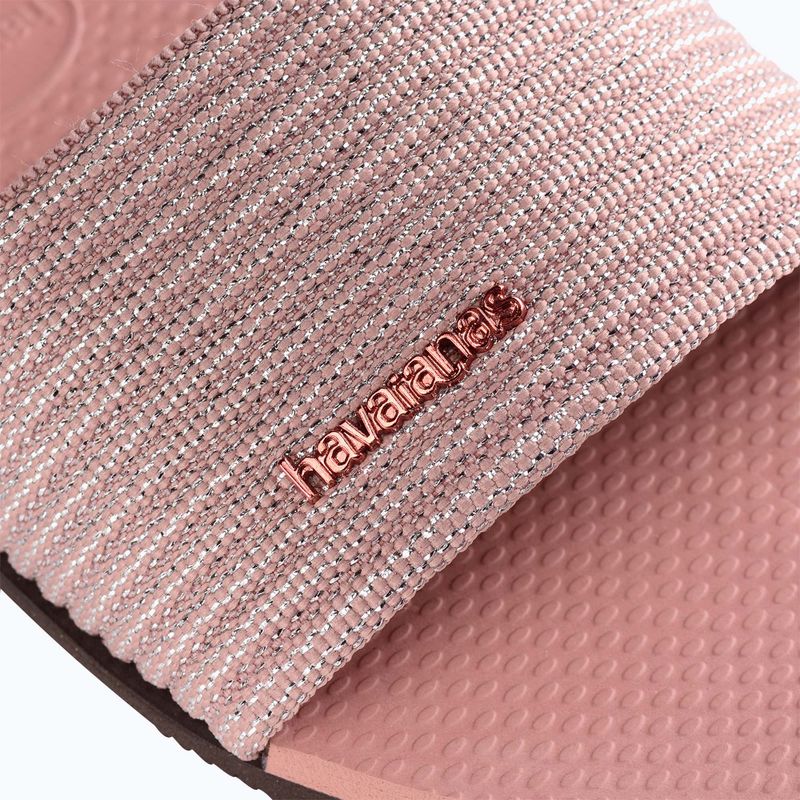 Дамски чехли Havaianas You Malta Metallic crocus rose 12