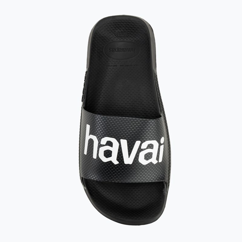 Havaianas Classic Logomania джапанки флотско черно 5