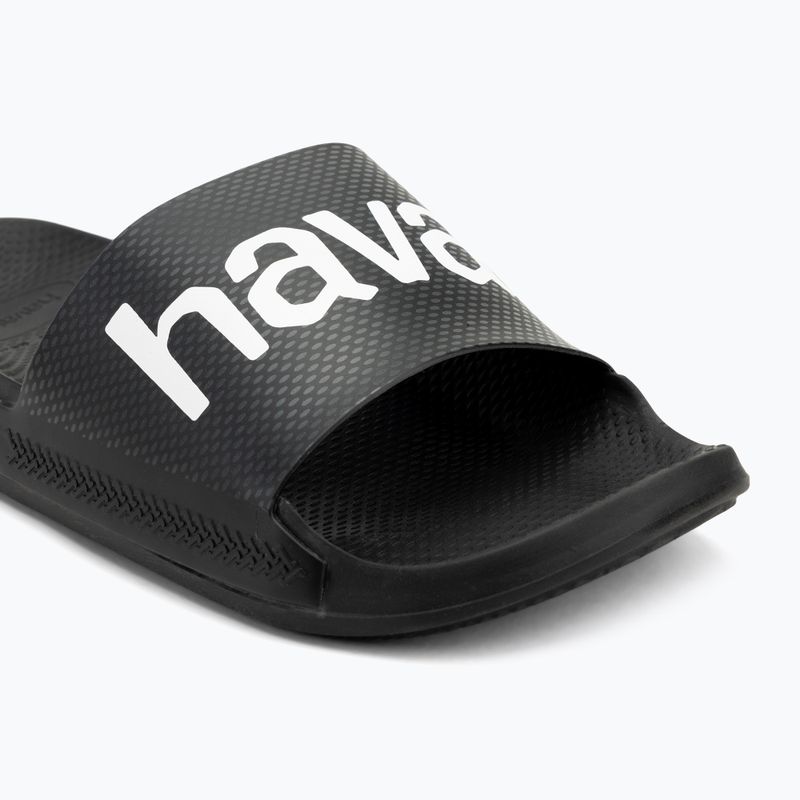 Havaianas Classic Logomania джапанки флотско черно 7
