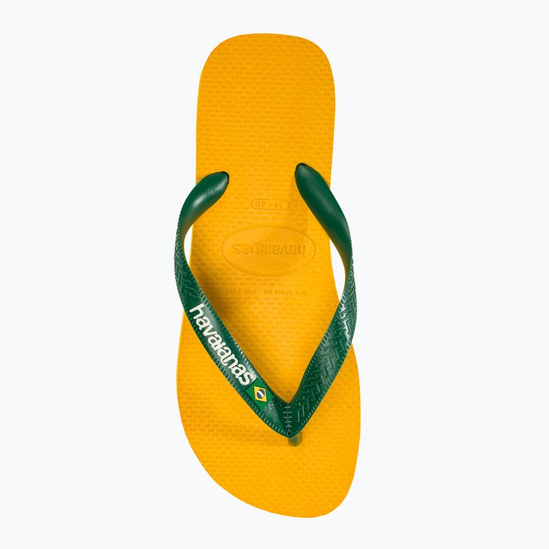 Джапанки Havaianas Brasil Logo pop yellow 5