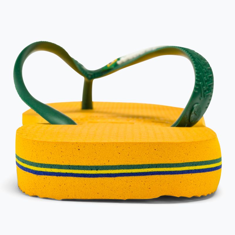 Джапанки Havaianas Brasil Logo pop yellow 6