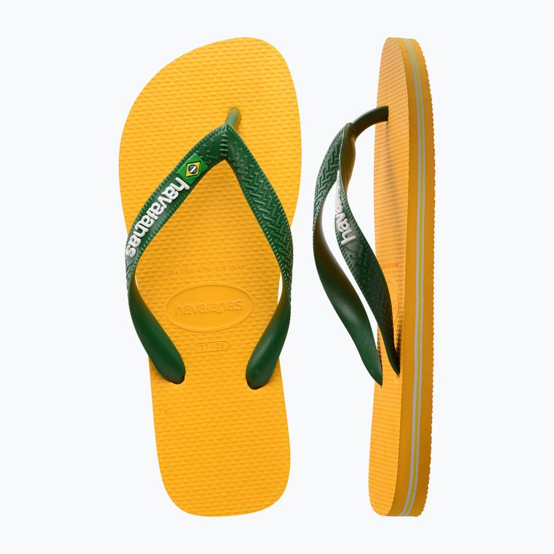 Джапанки Havaianas Brasil Logo pop yellow 11