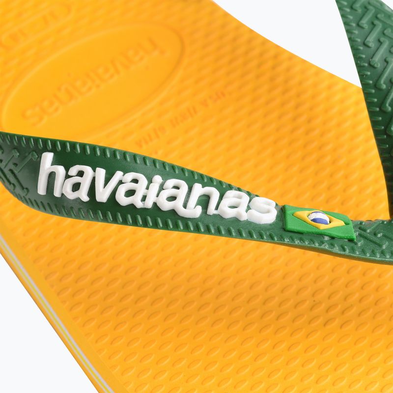 Джапанки Havaianas Brasil Logo pop yellow 12